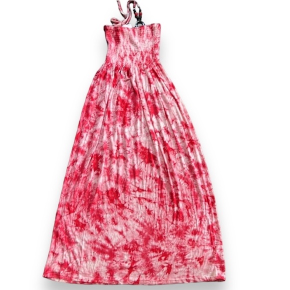 Magic Pink Tie dye Maxi Dress, size M - Picture 1 of 3